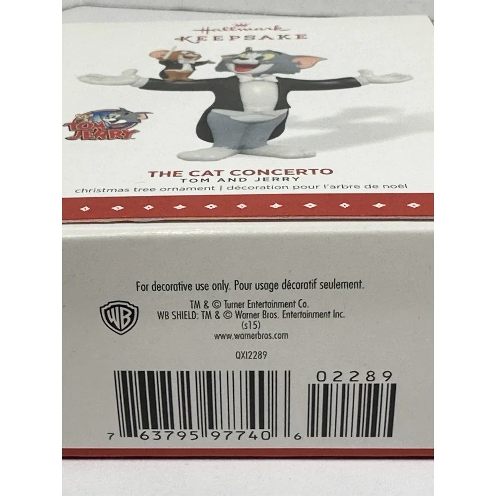 Hallmark Keepsake 2015 The Cat Concerto Tom & Jerry Ornament Boxed